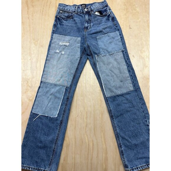 BDG Denim - BDG Women’s Jeans Patchwork Sz 26 Denim Straight Leg